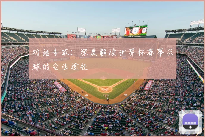 对话专家:深度解读世界杯赛事买球的合法途径