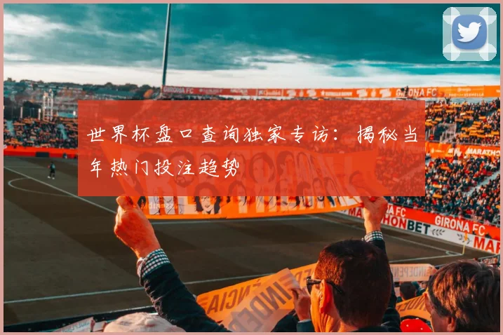 世界杯盘口查询独家专访：揭秘当年热门投注趋势